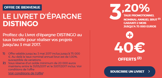 Livret Distingo 3 20 Sur 2 Mois Et 40 Offerts